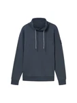 TOM TAILOR Langarmshirt Dunkelblau/Grau