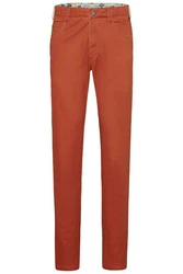 MEYER Stoffhose DIEGO (1-5054/33) Braun/Rot/Orange