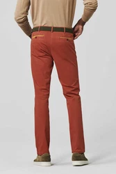 MEYER Stoffhose DIEGO (1-5054/33) Braun/Rot/Orange