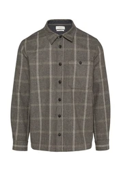 s.Oliver Langarmhemd Grau/Dunkelgrün/Braun/Khaki/Beige