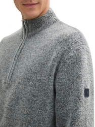 TOM TAILOR Pullover Grau/Dunkelgrau/Hellgrau