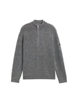 TOM TAILOR Pullover Grau/Dunkelgrau/Hellgrau