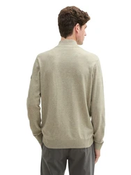 TOM TAILOR Strickpullover Khaki/Beige