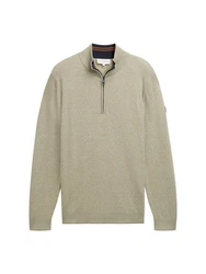 TOM TAILOR Strickpullover Khaki/Beige