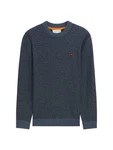 TOM TAILOR Pullover Orange/Dunkelblau/Hellblau/Grau
