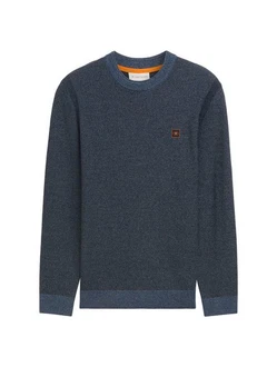 TOM TAILOR Pullover Orange/Dunkelblau/Hellblau/Grau