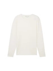 TOM TAILOR Pullover wollweiß