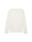 TOM TAILOR Pullover wollweiß