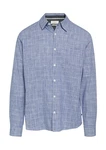 s.Oliver Langarmhemd Regular Fit hellblau/offwhite
