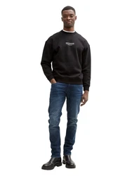 TOM TAILOR Langarmshirt Schwarz