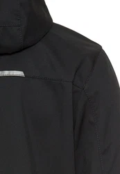 camel active Softshelljacke Funktionsjacke Outdoorjacke Schwarz/Dunkelblau/Braun