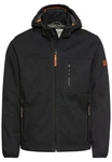 camel active Softshelljacke Funktionsjacke Outdoorjacke Schwarz/Dunkelblau/Braun