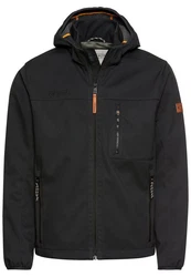 camel active Softshelljacke Funktionsjacke Outdoorjacke Schwarz/Dunkelblau/Braun