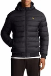 Lyle & Scott Steppjacke Mit Kapuze Schwarz/Dunkelblau/Grün