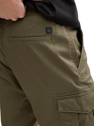 TOM TAILOR Bermudas Cargo Shorts mit Taschen Khaki/Dunkelgrün
