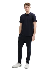 TOM TAILOR Poloshirt Jersey Dunkelblau/Hellblau