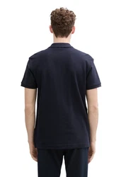 TOM TAILOR Poloshirt Jersey Dunkelblau/Hellblau