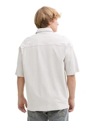 TOM TAILOR Kurzarmshirt Grau/Khaki/Hellgrau/Beige