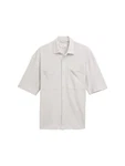 TOM TAILOR Kurzarmshirt Grau/Khaki/Hellgrau/Beige