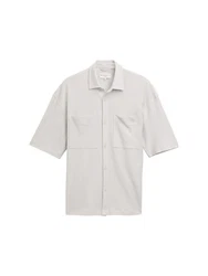 TOM TAILOR Kurzarmshirt Grau/Khaki/Hellgrau/Beige