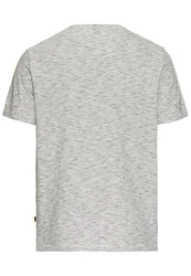 camel active Kurzarm Henleyshirt Grau/Hellgrau