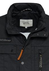camel active Blouson Schwarz/Dunkelgrau/Dunkelblau/Grau