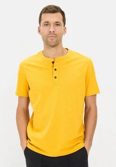 camel active Henleyshirt Gelb