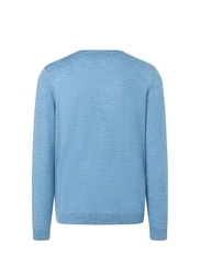 MAERZ Muenchen Strickpullover Hellblau/Blau