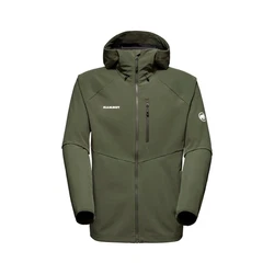 Mammut Funktionsjacke Ultimate Comfort SO Hooded Jacket Dunkel Marsch