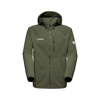 Mammut Funktionsjacke Ultimate Comfort SO Hooded Jacket Dunkel Marsch