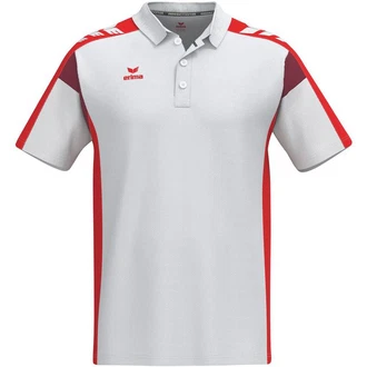 Erima Poloshirt Celebrate 125 Grau/Rot/Weiß/Hellgrau/Dunkelrot