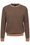 bugatti Pullover Braun/Schwarz/Dunkelbraun/Gelb/Khaki/Beige