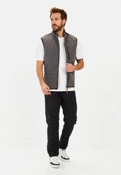 camel active Cargohose Relaxed Fit Schwarz/Grau