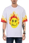 RedBridge T-Shirt (Streetwear) Weiß/Rot/Grün