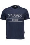 PLEIN SPORT T-Shirt Stylishes Herren T-Shirt Blau