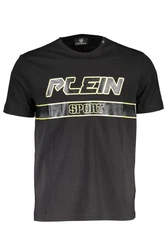 PLEIN SPORT T-Shirt Stylishes Herren Kurzarm Schwarz