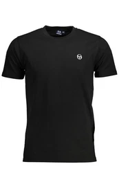 T-Shirt Elegantes Herren T-Shirt Schwarz mit Stickerei und
