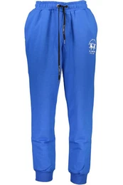 5-Pocket-Hose Blaue Herren-Sporthose mit Kordelzug, 3 Taschen & Stickerei