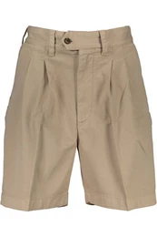 5-Pocket-Hose Bequeme Herren Bermuda-Shorts Beige aus Bio-Baumwolle mit 4 Taschen