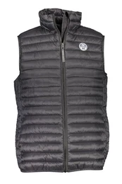 Outdoorjacke Herrenweste Schwarz: rmellos mit Taschen & Reiverschluss