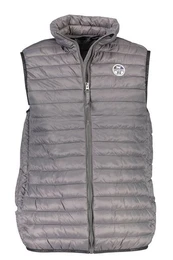 Outdoorjacke Herren Weste Grau - rmellos mit Taschen und Reiverschluss
