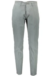 5-Pocket-Hose Graue Herren-Slim-Fit Hose mit Stickerei und 4 Taschen kaufen