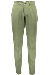 5-Pocket-Hose Elegante Grne Herrenhose mit Schmaler Passform und Stickerei
