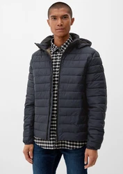s.Oliver Allwetterjacke Steppjacke Light Down-Optik Dunkelblau/Dunkelgrau/Grau/Schwarz