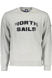 Sweatshirt Graues Herren-Sweatshirt mit Rundhalsausschnitt und