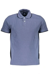 Poloshirt Elegantes Herren-Kurzarm-Poloshirt in Blau mit