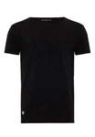 RedBridge T-Shirt Klassisches Basic-Shirt mit Rundhalsausschnitt Schwarz