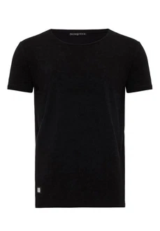 RedBridge T-Shirt Klassisches Basic-Shirt mit Rundhalsausschnitt Schwarz