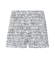 Trigema Boxershorts TRIGEMA Boxer-Shorts Smiley-Muster Rot/Silber/Dunkelrot/Weiß/Braun/Creme
