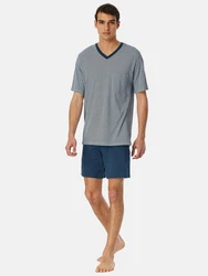 Schiesser Pyjama V-Ausschnitt Comfort Nightwear (2 tlg) 